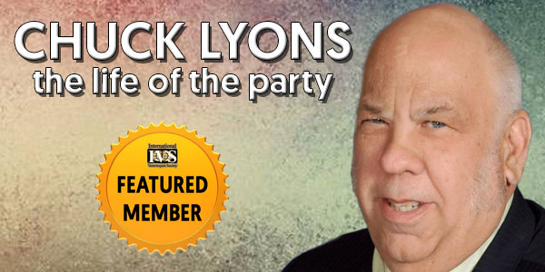 CHUCK LYONS, the life of the party